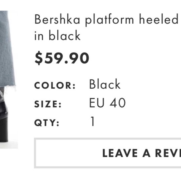 Brand new, Bershka platform heeled boots - Picture 5 of 6